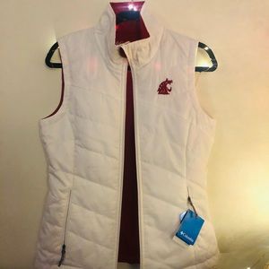 WSU Cougars White Vest